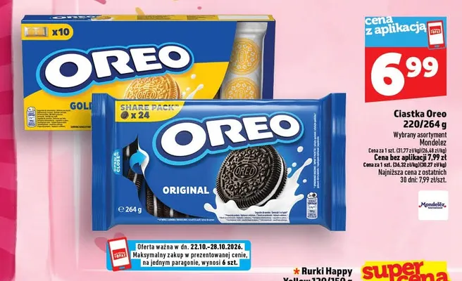 Ciastka Oreo promocja w TOPAZ