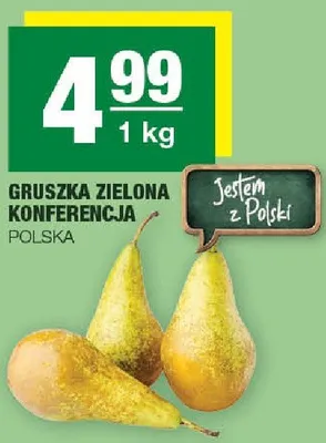 Gruszka zielona konferencja promocja w SPAR