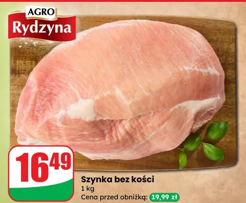 Szynka bez kości promocja w Dino