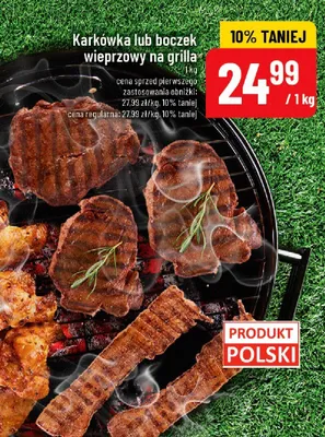 Boczek wieprzowy na grilla promocja w POLOmarket
