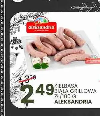 Kiełbasa Biała Grillowa Aleksandria promocja w Wafelek