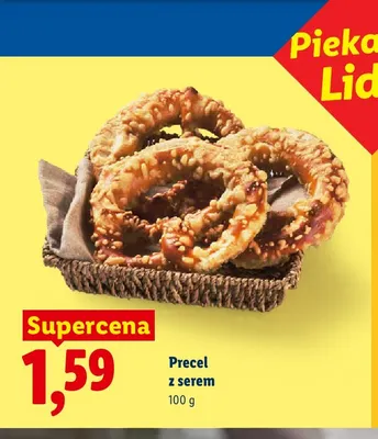 Precel z serem Piekarnia Lidla promocja w Lidl