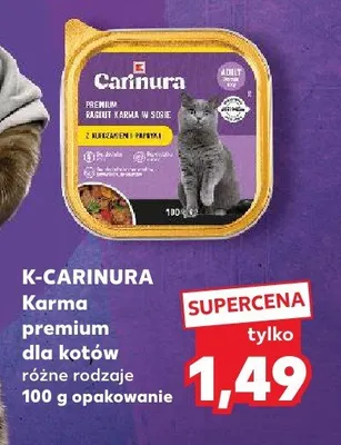 Karma dla kotów mokra K-Carinura Premium Ragout promocja w Kaufland