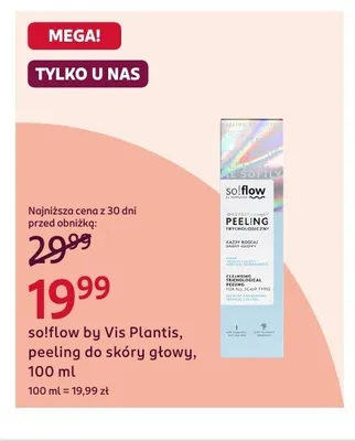 Peeling do skóry głowy so!flow by Vis Plantis promocja w Rossmann