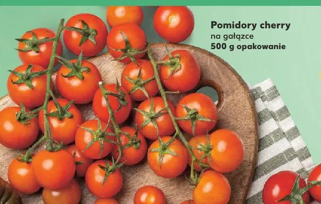 Pomidory cherry na gałązce 500 g promocja w Kaufland