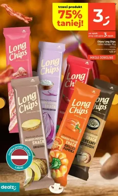 Chipsy Long Chips Original promocja w Dealz