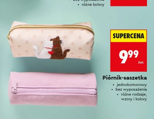 Piórnik-saszetka jednokomorowy Kayet promocja w Biedronka