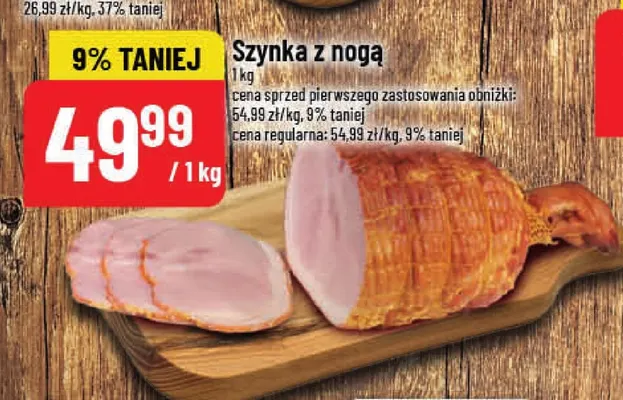 Szynka z nogą promocja w POLOmarket