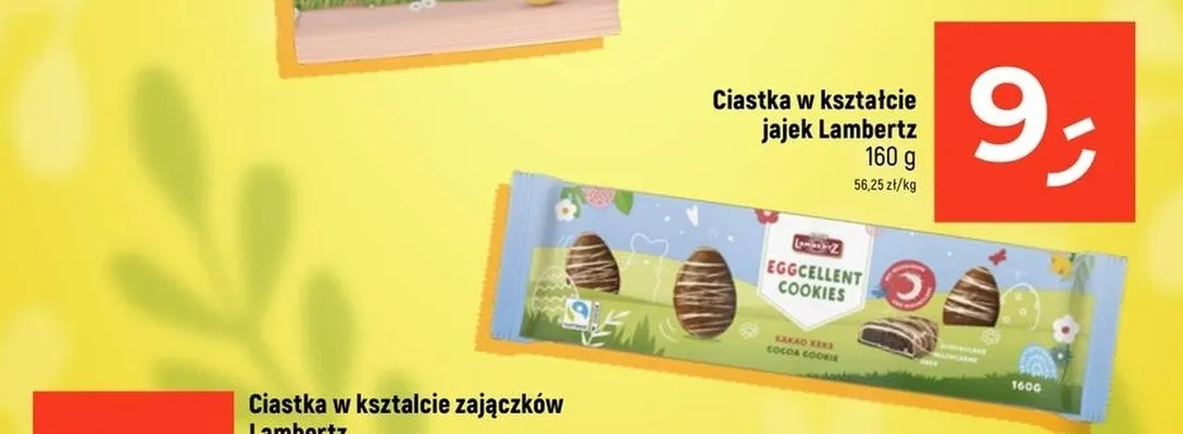 Ciastka w kształcie jajek promocja w Dealz