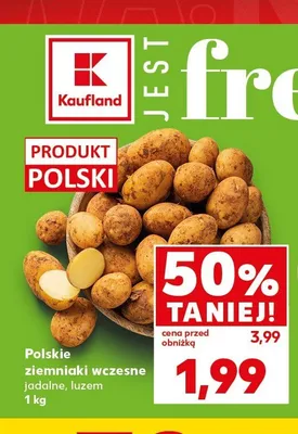 Ziemniaki wczesne jadalne polskie promocja w Kaufland