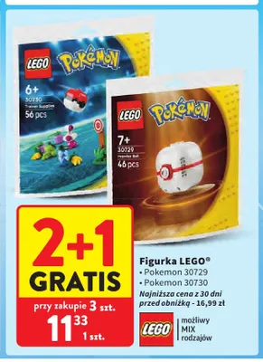 Figurka LEGO Pokemon 30730 promocja w Intermarche