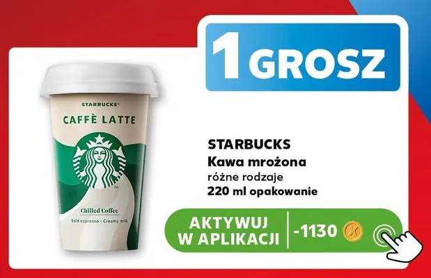 Kawa mrożona STARBUCKS Caffè Latte promocja w Kaufland