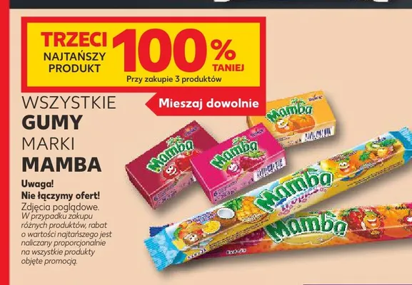 Gumy marki Mamba promocja w Kaufland