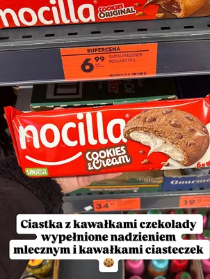 Ciastka z nadzieniem Mix Cookies & Cream promocja w Biedronka