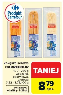 Zakąska serowa promocja w Carrefour Market