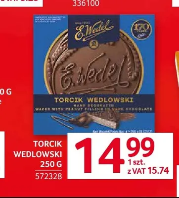 Torcik Wedlowski E.Wedel promocja w Selgros