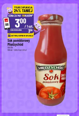 Sok pomidorowy Międzychód promocja w POLOmarket