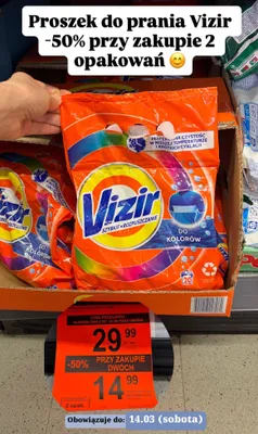 Proszek do prania do kolorów  promocja w Aldi