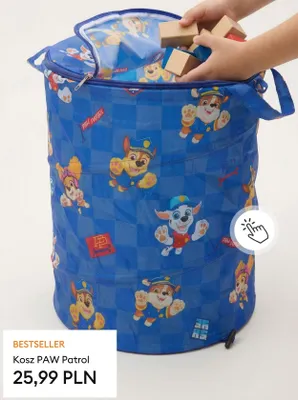 Kosz na zabawki PAW Patrol promocja w Sinsay