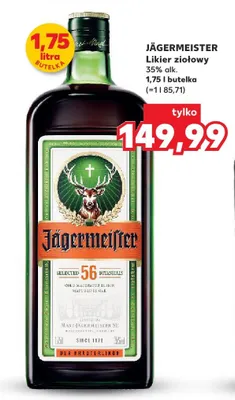 Likier ziołowy Jägermeister promocja w Kaufland