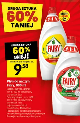 Płyn do naczyń Fairy granat promocja w Twój Market