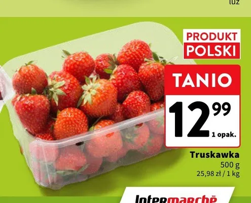 Truskawka promocja w Intermarche
