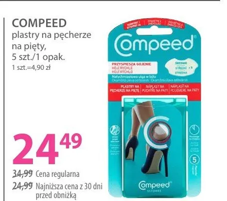 Plastry na pęcherze na pięty promocja w Hebe