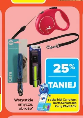 Smycz automatyczna dla psa promocja w Carrefour Market