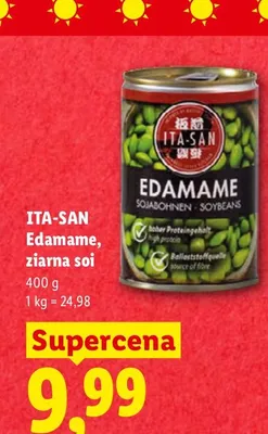 Edamame ziarna soi Ita-San promocja w Lidl