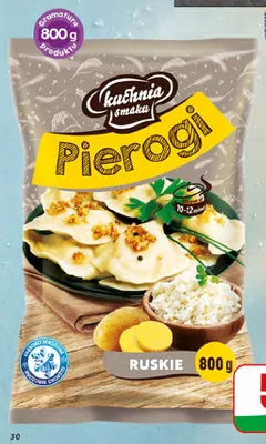 Pierogi ruskie Kuchnia Smaku promocja w Dino