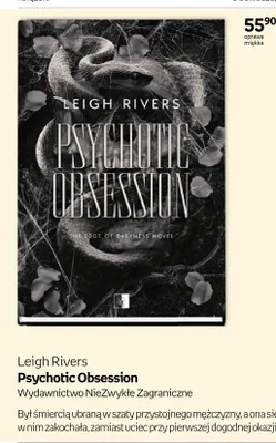 Książka Psychotic Obsession promocja w Empik