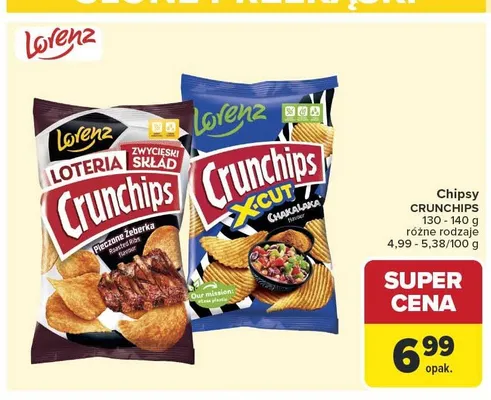 Chipsy Crunchips promocja w Carrefour Market