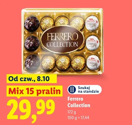 Praliny Ferrero Collection promocja w Lidl