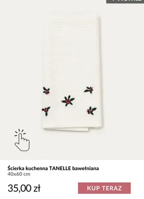 Ścierka kuchenna Tanelle bawełniana 40x60 cm Homla promocja w Homla