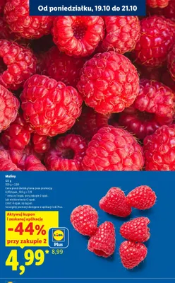 Maliny promocja w Lidl