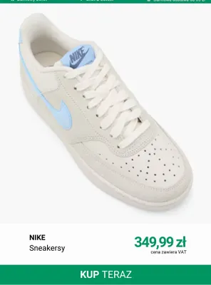 Sneakersy Nike promocja w Deichmann