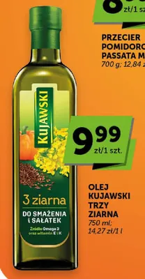 Olej Kujawski 3 ziarna do smażenia i sałatek promocja w ABC