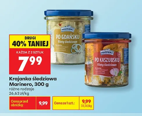 Krajanka śledziowa Po Gdańsku Marinero promocja w Biedronka