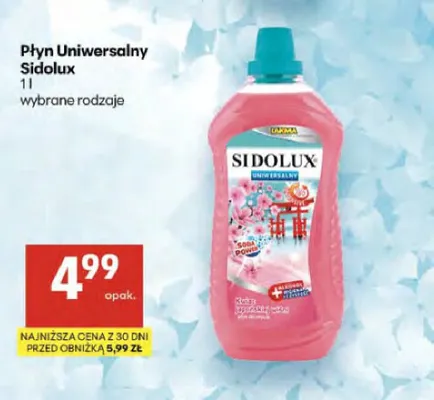 Płyn uniwersalny Sidolux Kwiat japońskiej wiśni promocja w Delikatesy Centrum