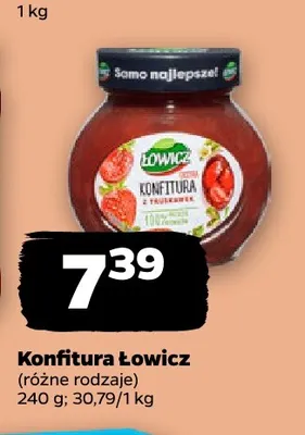 Konfitura z truskawek Łowicz promocja w Netto
