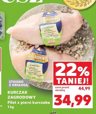 Filet z piersi kurczaka Kurczak Zagrodowy promocja w Kaufland