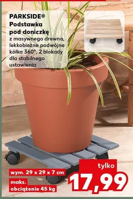 Podstawka pod doniczkę promocja w Kaufland