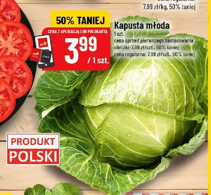 Kapusta młoda polska promocja w POLOmarket