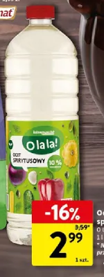 Ocet spirytusowy O lala! promocja w Intermarche