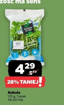 Rukola Z Zieleniaka promocja w Netto