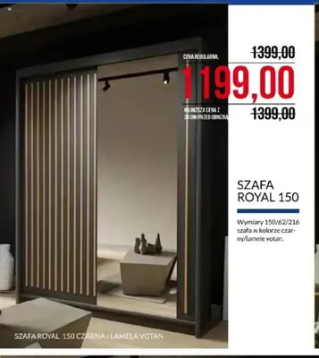 Szafa Royal 150 promocja w Abra Meble