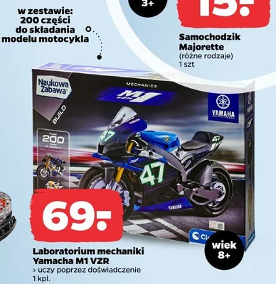 Laboratorium mechaniki Yamacha M1 VZR uczy poprzez doświadczenie promocja w Netto