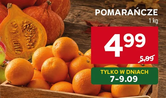 Pomarańcze promocja w Stokrotka