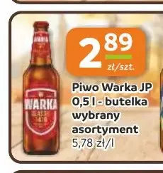 Piwo Warka JP promocja w Gama