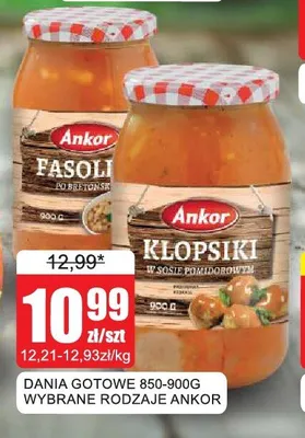 Klopsiki w sosie pomidorowym Ankor promocja w Bingo